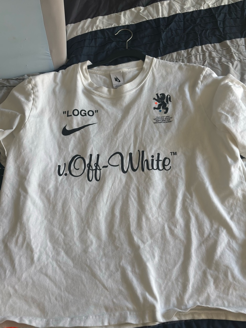 Off-White White Kids Logo Graphic Tee